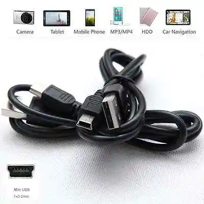 £2.24 • Buy Mini USB Cable Mini B 5 Pin Charger Lead For Nokia 6120 E51 E62 E90 N76 N91 N95