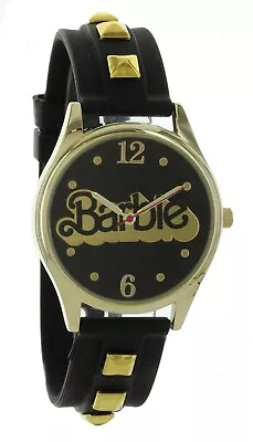 2015 Mattel Barbie Black And Gold Studded Watch  • $34.99