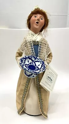 Byers' Choice Martha Washington Mount Vernon Figure With Bowl 2007 • $58