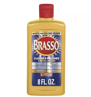 Brasso Multi-purpose Metal Polish8 Ozfor Copperstainless Steelalumunium.... • $10.99