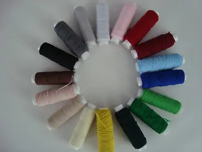 Shirring Elastic - 20 Metre Reel - 20 Colour Options • £1.10