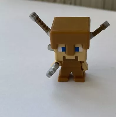Minecraft Mini-Figure 1  - Steve With Damaged Armor - Series 4 Action Figure • $4
