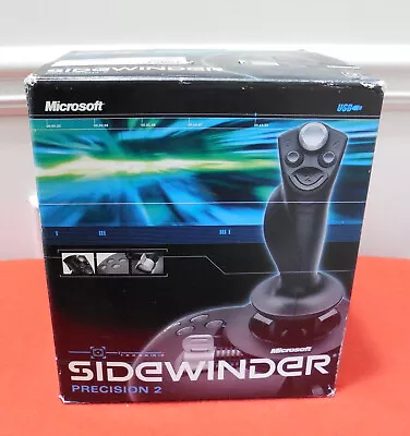 VGUC Microsoft Sidewinder Precision 2 Joystick - CD & Manual Included. • $25