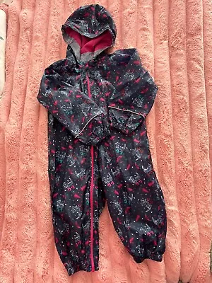 Mountain Warehouse Rain Puddle Suit 3-4 Years • £6.99