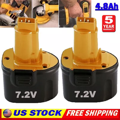 2Pack 7.2V NI-MH Battery Replace For DEWALT DE9057 DW9057 7.2Volt Cordless Drill • $25.11