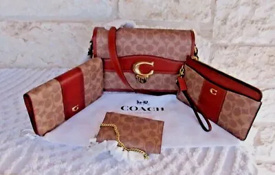 NWT Coach Tan Rust Coated Signature Studio Shoulder Bag Or Bag 2-pc Set Options! • $820.64