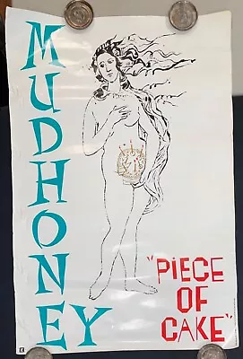 Original 1992 Mudhoney Promotional Poster Reprise Records 36” X 24” Rolled • $35