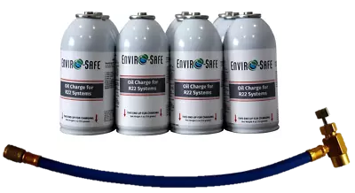 Envirosafe Oil Charge For R22  A/C Refrigerant Oil Case Of 12 Cans/hose • $85