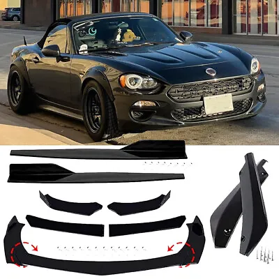 For Mazda MX-5 Front Bumper Lip Spoiler Splitter / Side Skirt/Rear Lip Body Set • $56.99