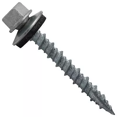 Metal Roofing Screws: (250) 10 X 1-1/2  Galvanized Hex Head Sheet 1.5 Inches  • $43.03