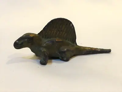 RARE Vintage SRG Metal Dimetrodon Miniature Dinosaur Toy Figure Figurine 3.5  • $59