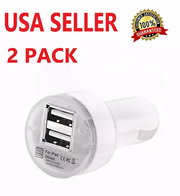 2X Dual USB Car Charger 2.1 Amp High Speed Fast For Phone IPhone Samsung HTC LG • $3.99