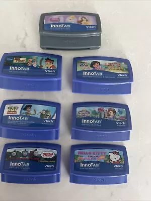 Lot Of 7 VTech Learning Games InnoTab Games Cartridges Toy Story Hello Kitty Etc • $27.97