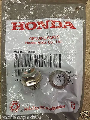 Genuine OEM Honda Oil Drain Bolt With Washer (Check Compatibility For Fitment) • $7.99