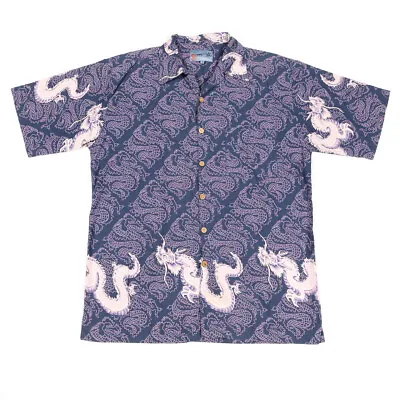 Vintage Chinese Dragon Shirt | Large | Retro Festival Graphic 90s Y2K • £12.50