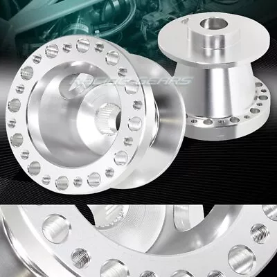 Silver Aluminum 6-hole Steering Wheel Hub Adapter For 89-98 Nissan 240sx/maxima • $26.75