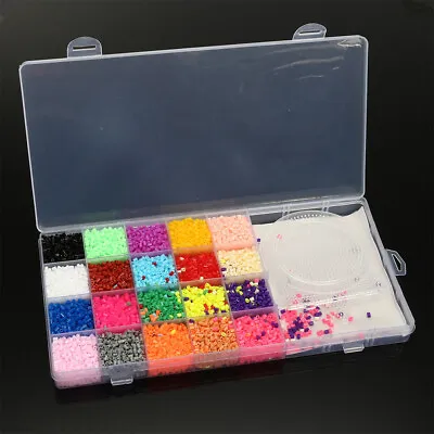 Kids Mini 1 Fuse Perler Hama Pegboard Bead Ironing Refill Set Xmas Gift • $25.35