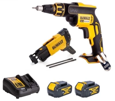 £287.36 • Buy Dewalt DCF620N /  DCF6202 18v Brushless Drywall Collated Screwdriver, 2 X 4Ah