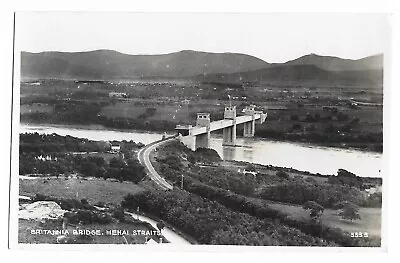 Postcard Britannia Bridge Menai Straits Anglesey North Wales • £5.50