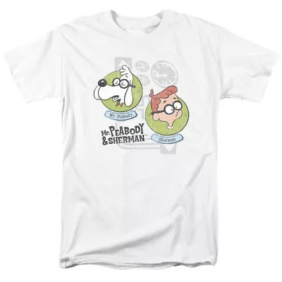 Mr. Peabody & Sherman Gadgets T Shirt Mens Licensed Cartoon Merchandise White • $24.99