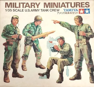 Tamiya 1/35 Military Miniatures. U.S. Army Tank Crew (#4) • $14.99