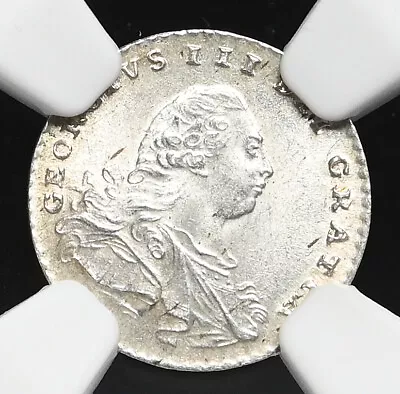 GREAT BRITAIN. George III Silver Maundy Penny 1795 NGC MS65 Gem BU • $250