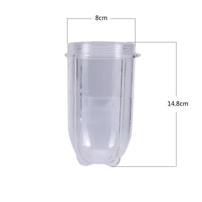 Portable Clear Plastic Smoothie Cup For Magic Bullet Blender Replacement • £7.18