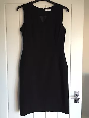 Ladies La Redoute Black Fitted Dress Uk Size 12 Brand New • $11.35