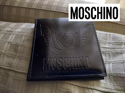 MOSCHINO Original Mens Women Leather Wallet  • $45