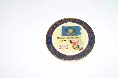 Coin Medal School Of Police Staff And Command Maryland Highway Safety 2012 • $33.74