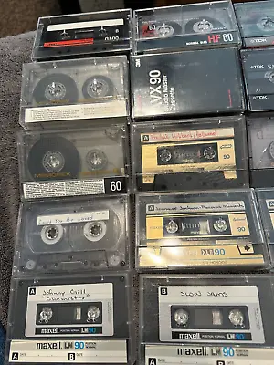 20 Used Cassettes:TDK D90 Maxell XI 90 Memorex HBS Sony HF • $18