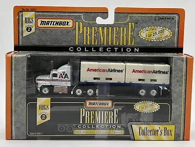 Matchbox Premier American Airlines Ford Aeromax 34331 Rigs Series 2 Diecast 1997 • $29.95