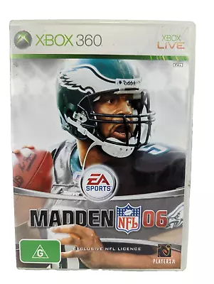 Madden NFL 06 Xbox 360 Game Complete PAL • $8.99