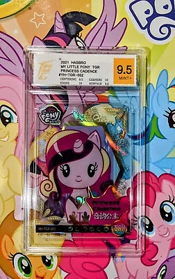 💫TQG 9.5 My Little Pony TGR Princess Cadence YH-TGR-002 Graded Card💫 • $0.99