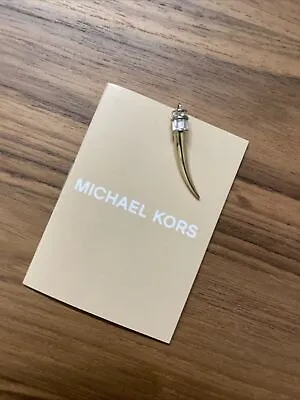 Michael Kors Gold Horn Pendant With Swarovski Crystals • $90