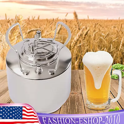 Stainless Steel 1.6 Gallon Mini Ball Lock Keg System For Small Batch HomeBrewing • $70