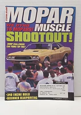 Mopar Muscle Magazine -  Dec.  2000   We Dyno 16 Mopars !    • $7.98