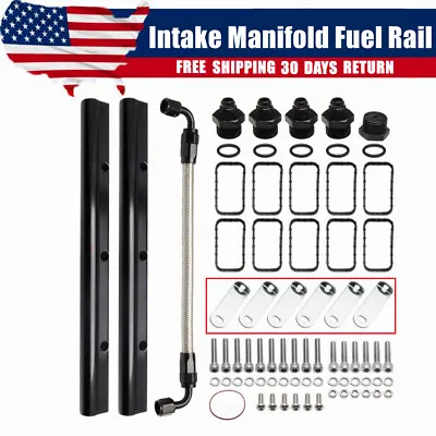 $55.79 • Buy Billet Intake Manifold  3/8  Fuel Rail Kit Fits LS LS1 LS2 LS3 LS6 W/ Hardware
