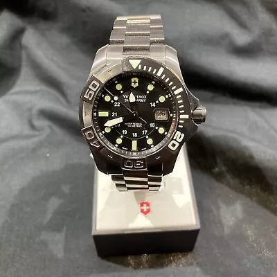 Victorinox Men's Black Watch - 241429 Dive Master. • $600