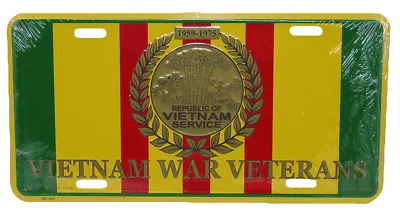 1959-1975 Rep Vietnam Service Vietnam War Veterans 6 X12  Aluminum License Plate • $9.88