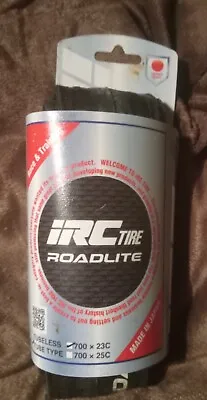 IRC Roadlite Road Cycling Foldable Bike Tire 700x23c Black/white • $35