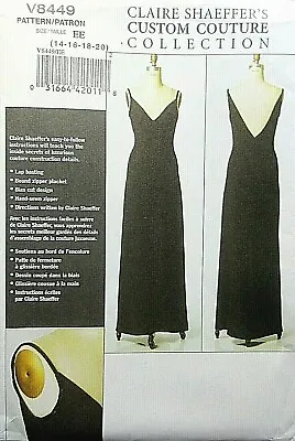 £53.55 • Buy Vogue Pattern V8449 Claire Shaeffer's Custom Couturier Size 14-16-18-20