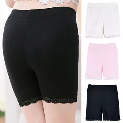 Kids Girl Lace Under Pants Shorts Underwear Underpants Cycling Safety Legging` • £4.06