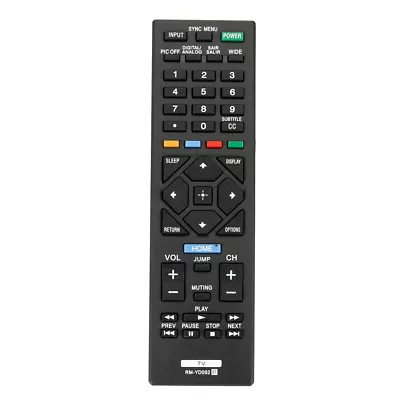 New RM-YD092 Replaced Remote For Sony TV KDL-32R400A KDL-40R450A KDL-46R453A • $7.20