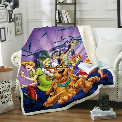 £15.59 • Buy Scooby Doo 3D Blanket Throw Warm Picnic Sofa Bed Fleece Single Double J53