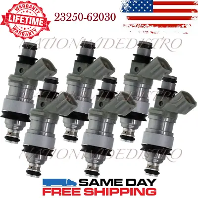 6x NEW OEM Denso Fuel Injectors For 92-98 Lexus ES300 Toyota 4Runner Camry T100 • $349.99