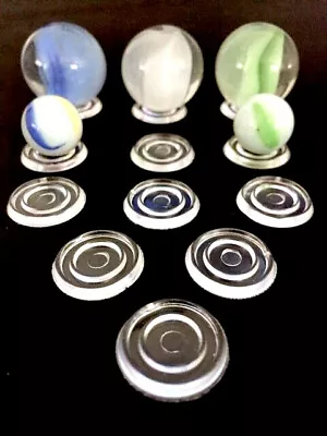 ⭐ #1 Display Stands ⭐ 25 Pack Marble  Sphere Globe Egg Quartz Healing Stone Base • $11.88