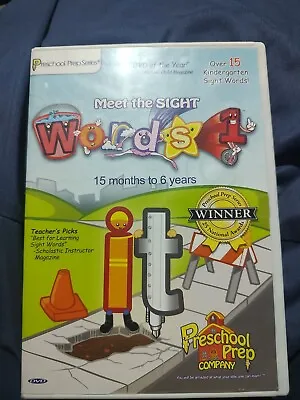 Meet The Sight Words 1:  15M-six Years Preschool Prep SHELF62M DVD Tested~  • $5.99