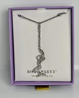 Bomb Party Atlantis Collection A Sirens Song Necklace RBP 5989 Rhodium - Mermaid • $25