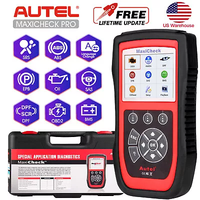 Autel MaxiCheck Pro Auto Bleed Tool For ABS Brake Bleeding SRS BMS DPF EPB • $145.99